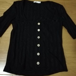 ザラ(ZARA)のstradivarius　Uネックトップス(カットソー(長袖/七分))