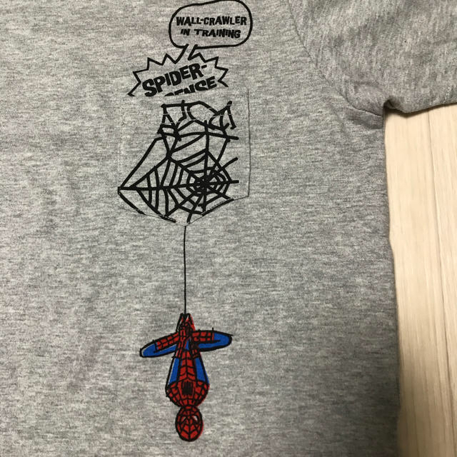 MARVEL(マーベル)の【MARVEL】男児 Tシャツ スパイダーマン／未使用 キッズ/ベビー/マタニティのキッズ服男の子用(90cm~)(Tシャツ/カットソー)の商品写真