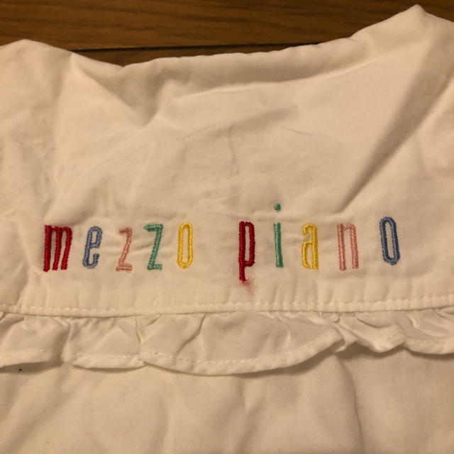 mezzo piano(メゾピアノ)のメゾピアノ ブラウス80cm キッズ/ベビー/マタニティのベビー服(~85cm)(シャツ/カットソー)の商品写真