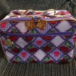 アナスイ(ANNA SUI)のアナスイ  特大 チェリー ポーチ バッグ(ハンドバッグ)