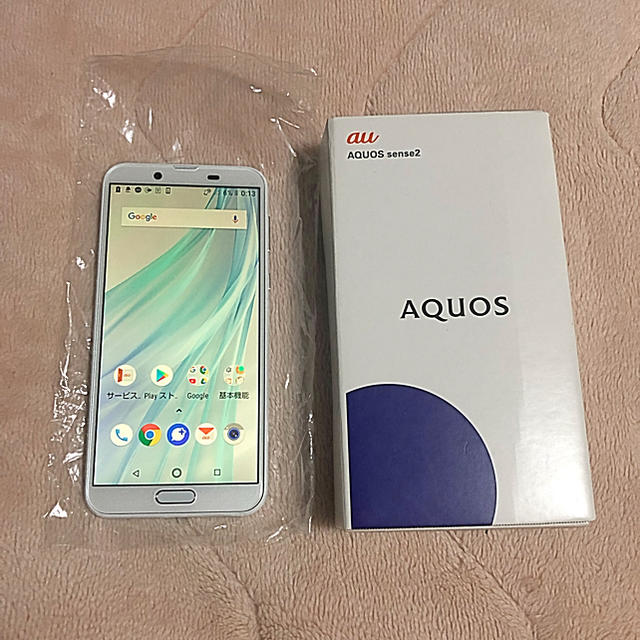 AQUOS sense2 SHV43 ホワイトスマートフォン/携帯電話