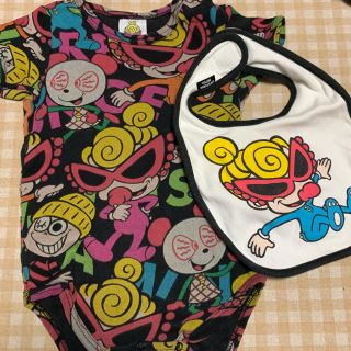 ヒステリックミニ(HYSTERIC MINI)のメイさん専用♡ヒスミニ☆ロンパース  リバーシブルスタイセット(その他)