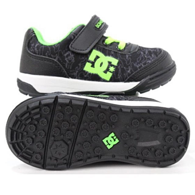 DC SHOE(ディーシーシュー)の【新品】DC SHOE ディーシーシュー 14㎝ DK184602A BGR キッズ/ベビー/マタニティのベビー靴/シューズ(~14cm)(スニーカー)の商品写真