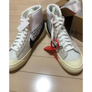 ナイキ(NIKE)の26.5cm NIKE BLAZER MID OFF-WHITE ブレザー(スニーカー)