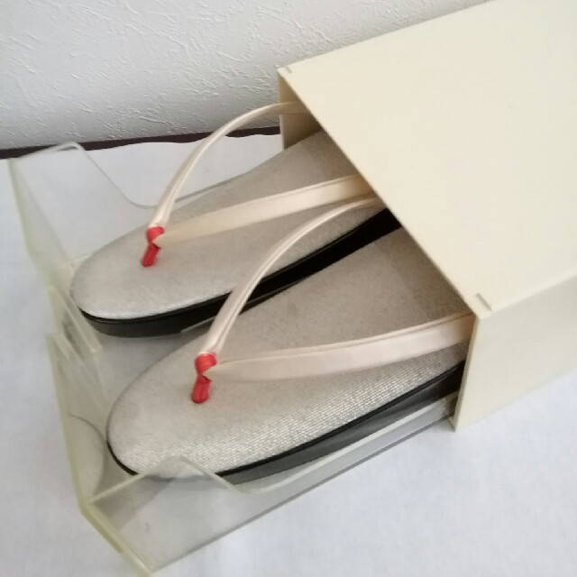 祇園ない藤 高級綴れエナメル草履 購入済み - 下駄/草履