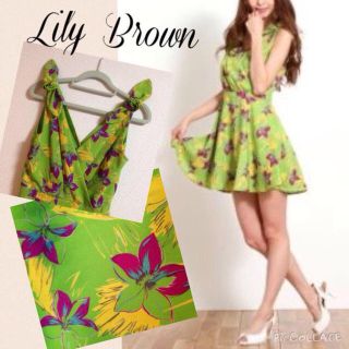 リリーブラウン(Lily Brown)の💠LilyBrownカシュクールワンピ(ミニワンピース)