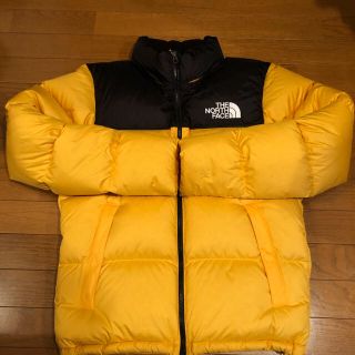 ザノースフェイス(THE NORTH FACE)のthe north face Nuptse(ヌプシ) 海外規格 イエロー S(ダウンジャケット)