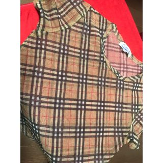 バーバリーブルーレーベル(BURBERRY BLUE LABEL)のバーバリー シースルー ミニ丈tops(カットソー(半袖/袖なし))