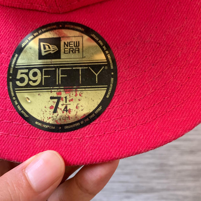 NEW ERA(ニューエラー)のnew era キャップ ショッキングピンク メンズの帽子(キャップ)の商品写真