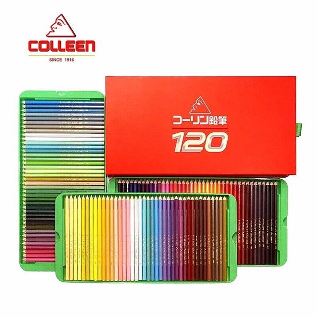 コーリン 色鉛筆セット 120色　COLLEEN　いろえんぴつ　大人の塗絵 エンタメ/ホビーのアート用品(色鉛筆)の商品写真