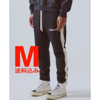 フィアオブゴッド(FEAR OF GOD)の8/4まで価格 FOG Essentials Side Stripe パンツ 黒(その他)