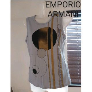 エンポリオアルマーニ(Emporio Armani)のEMPORIO ARMANI　アルマーニ★ストレッチビスコースノースリーブ(Tシャツ(半袖/袖なし))