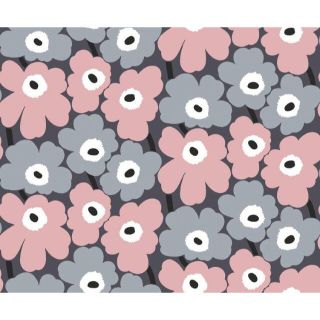 マリメッコ(marimekko)の＊在庫2* 壁紙  Pieni Unikko ピンク/グレー 廃盤  最終入荷(その他)