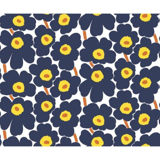 marimekko(マリメッコ)の*残りわずか* 壁紙 Pieni Unikko ネイビー 廃盤 最終入荷 インテリア/住まい/日用品のインテリア/住まい/日用品 その他(その他)の商品写真