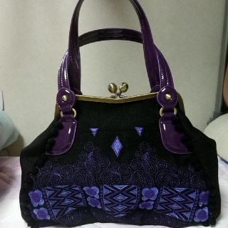 アナスイ(ANNA SUI)の【purple様専用】ANNA SUI がま口 ハンドバッグ(ハンドバッグ)