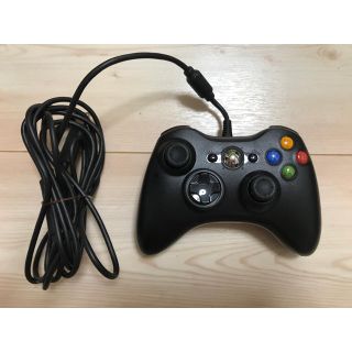 エックスボックス360(Xbox360)のXbox 360 有線コントローラー【ブラック】(その他)