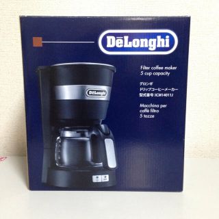 デロンギ(DeLonghi)の新品 ★ デロンギ コーヒーメーカー ICM14011J 5カップ(コーヒーメーカー)