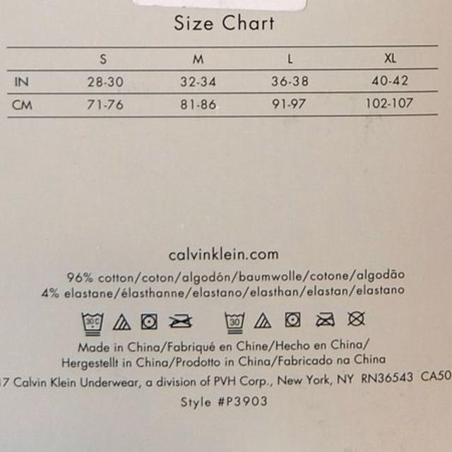 Calvin Klein(カルバンクライン)のカルバンクライン ボクサーパンツ ３個セット サイズM ブラック×２、ブルー×１ メンズのアンダーウェア(ボクサーパンツ)の商品写真