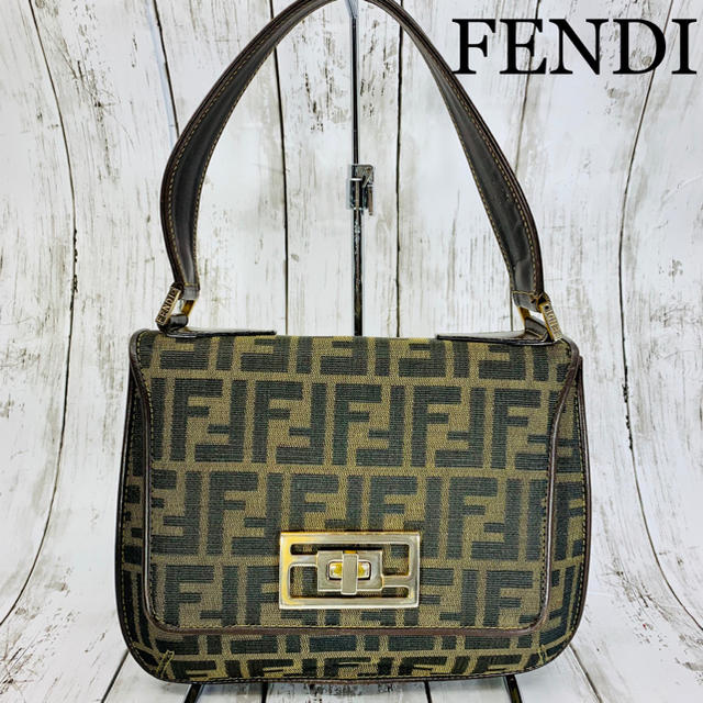 レア品 FENDI  フェンディ ズッカ ハンドバッグ