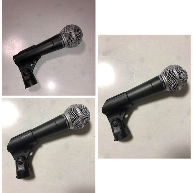 minarin55様専用 SHURE SM58 3本 nissin i40セットの通販 by minarin55様専用 SHURE SM58 3本 nissin i40セットの通販 by