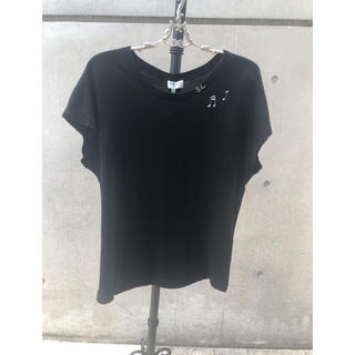 サンローラン(Saint Laurent)のSAINT LAURENT PARIS / 黒 Tシャツ(Tシャツ(半袖/袖なし))