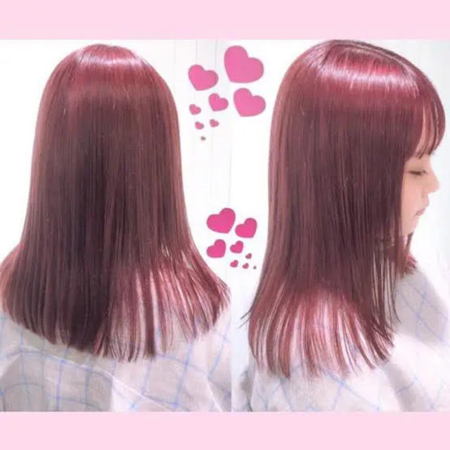 プレイオンメイク カラートリートメント ピンク コスメ/美容のヘアケア/スタイリング(カラーリング剤)の商品写真