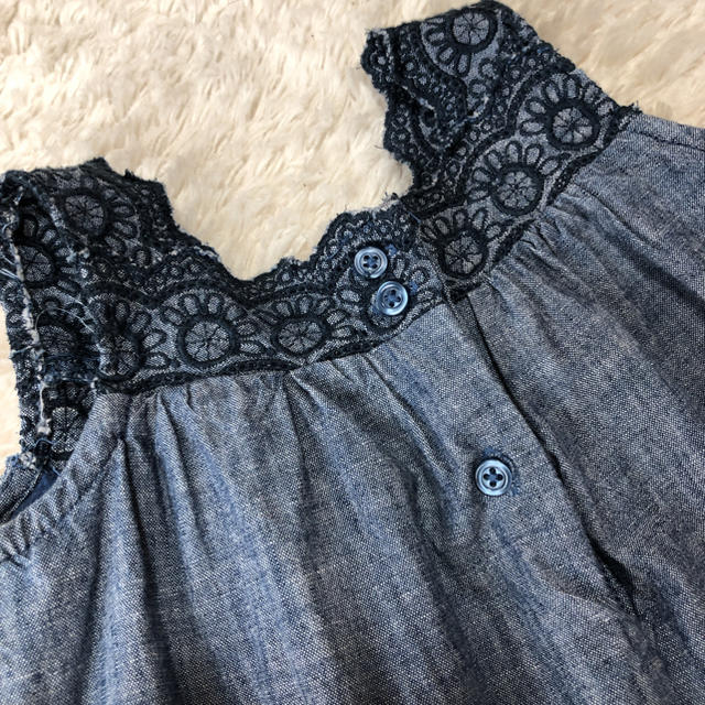 babyGAP(ベビーギャップ)のデニムワンピース ギャップ 90 GAP キッズ/ベビー/マタニティのベビー服(~85cm)(ワンピース)の商品写真