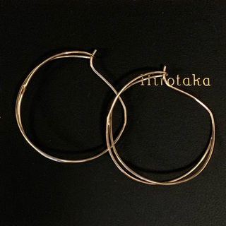 エストネーション(ESTNATION)のHirotaka ダブルフープピアス(ピアス)