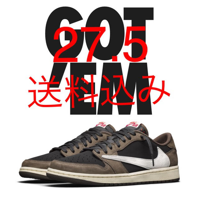 Air Jordan 1 Low Travis Scott 27.5