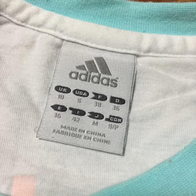 adidas(アディダス)のadidas ラグランTシャツ レディースのトップス(Tシャツ(半袖/袖なし))の商品写真