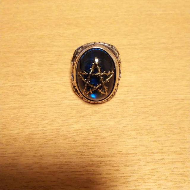 エンジェルハート リング with ソーンスターブルー メンズのアクセサリー(リング(指輪))の商品写真