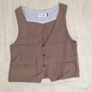 ビーエルユーイー(B.L.U.E.)のB.L.U.E＊綿麻ベスト緊急値下げ！！(ベスト/ジレ)