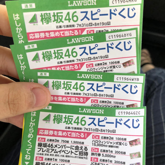 欅坂46(けやき坂46)(ケヤキザカフォーティーシックス)の欅坂46 ローソン応募券 30枚 チケットのチケット その他(その他)の商品写真