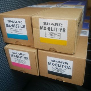 シャープ(SHARP)の多分最安！SHARP　コピー機純正トナー　MX61JT用(OA機器)