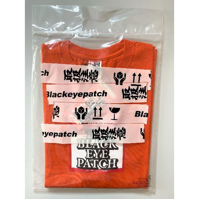 BLACK EYE PATCH / LABEL TEE / オレンジ - Tシャツ/カットソー(半袖