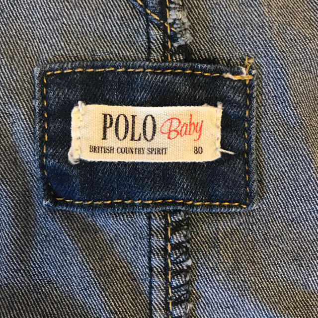 POLO RALPH LAUREN(ポロラルフローレン)のPOLObaby だるまオール オーバーオール キッズ/ベビー/マタニティのベビー服(~85cm)(ロンパース)の商品写真