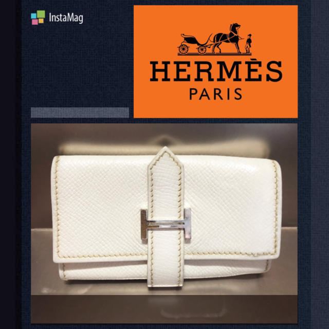 ♡ HERMES ♡ エルメス ベアン キーケース ホワイト 白