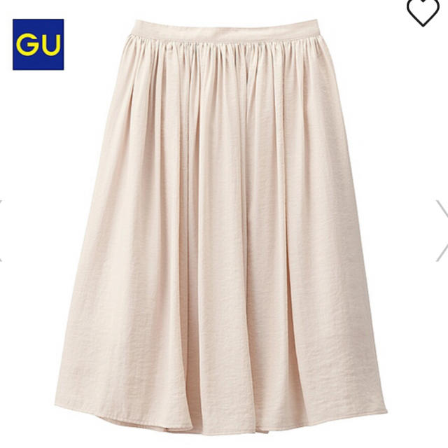 GU(ジーユー)のボリュームミディスカート レディースのスカート(ひざ丈スカート)の商品写真