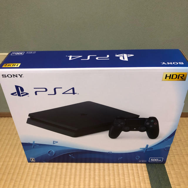 新品 未開封 PlayStation4 CUH-2200AB01 ブラック 印無