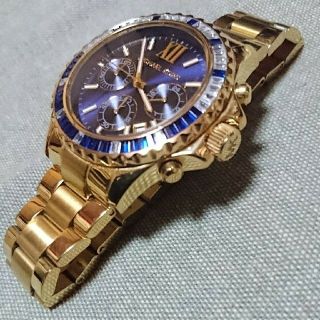 マイケルコース(Michael Kors)の稼働中 マイケル・コース ゴールデンエベレスト クロノグラフ メンズ腕時計(腕時計(アナログ))