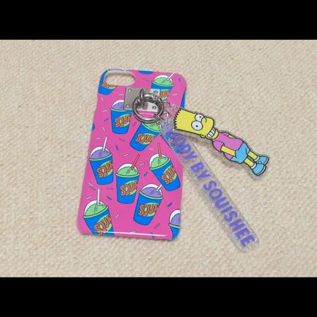 SIMPSON(シンプソン)のシンプソンズ ケータイ iPhoneケース スマホ/家電/カメラのスマホアクセサリー(iPhoneケース)の商品写真