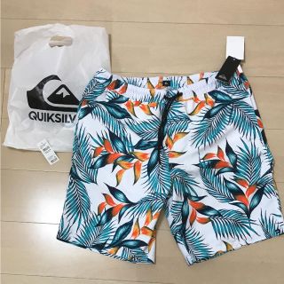 クイックシルバー(QUIKSILVER)のクイックシルバー L 新品タグ付き リーフ柄(水着)