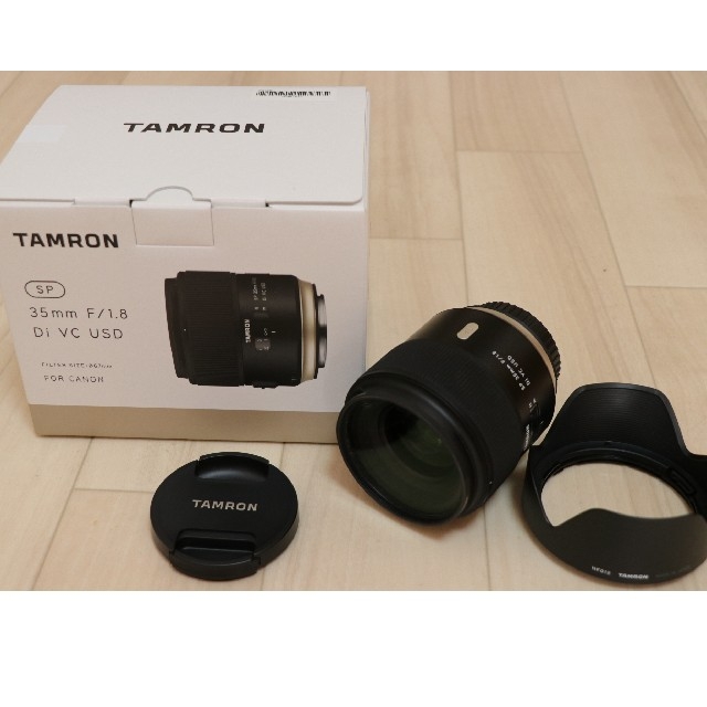 TAMRON(タムロン)のTAMRON 35mm F1.8 Di VC USD canon.EFマウント スマホ/家電/カメラのカメラ(レンズ(単焦点))の商品写真