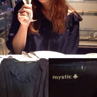 ミスティック(mystic)のmysticフリルブラウス(Tシャツ(長袖/七分))