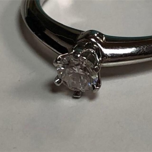 TIFFANY＆Co　 Pt950 0.20ct　ダイヤリング　鑑定付き