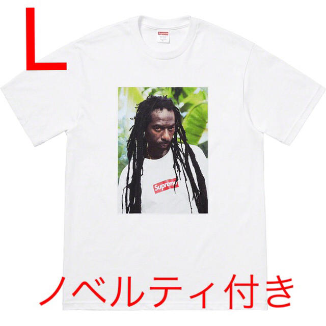 Supreme(シュプリーム)の本日限定価格 Supreme Buju Banton Tee L ノベルティ付き メンズのトップス(Tシャツ/カットソー(半袖/袖なし))の商品写真