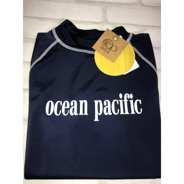 OCEAN PACIFIC(オーシャンパシフィック)のオーシャンパシフィック めんずラッシュガード Mサイズ ネイビー メンズの水着/浴衣(水着)の商品写真