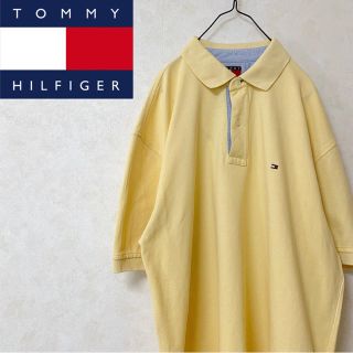 トミーヒルフィガー(TOMMY HILFIGER)のポロシャツ 古着 90s tommy hilfiger ロゴ刺繍 状態良好 (ポロシャツ)