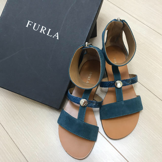 Furla(フルラ)のフルラ サンダル ブルー レディースの靴/シューズ(サンダル)の商品写真