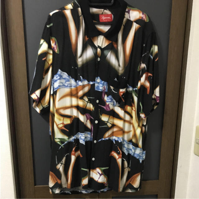 Supreme - supreme heels shirt rayon ブラック Sの通販 by H